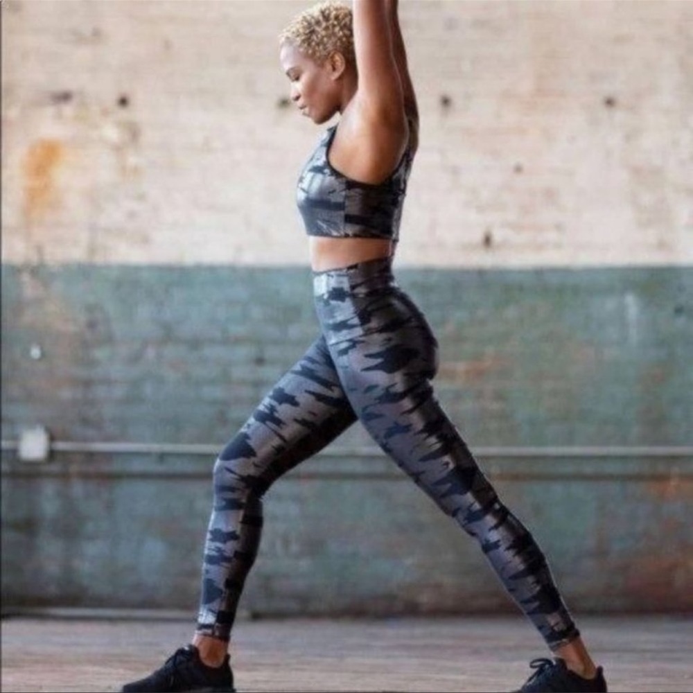 Emily Hsu Designs Graphite Warrior Camo Legging Long